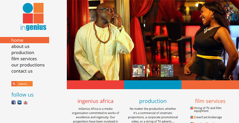 inGenius Africa Homepage